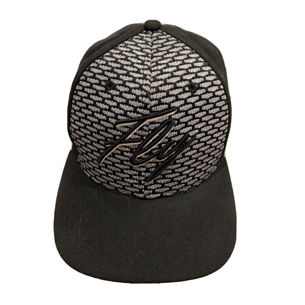 New Era 9Fifty Mens Black Fly Spellout Original Fit Adjustable Snapback Hat Cap